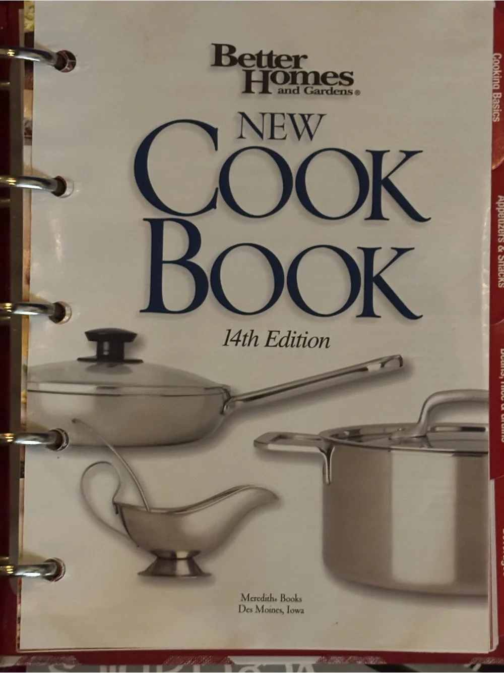 Better Homes and Gardens Red Cook Book Vintage
